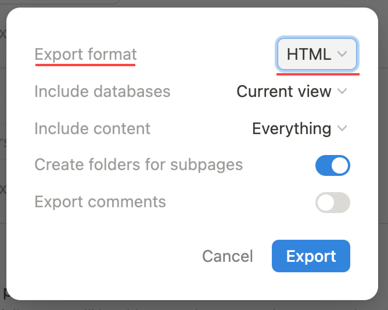 notes-export-format